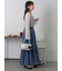 ◎コード刺繍シアープルオーバー