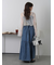 ◎コード刺繍シアープルオーバー