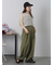 ロゴコード刺繍メッシュニット