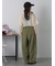 ロゴコード刺繍メッシュニット