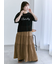 ロゴコード刺繍メッシュニット
