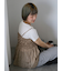 リボンチャーム付き半袖カットソー