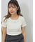 リボンチャーム付き半袖カットソー