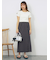 リボンチャーム付き半袖カットソー