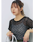 レースカットソー