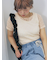 レースカットソー