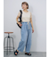 レースカットソー