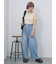 レースカットソー