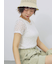 レースカットソー