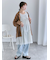 バンドカラーシアーシャツ