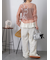 フリル付きスウェットパンツ