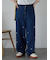 ◎リボン刺繍ストレートデニムパンツ