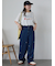 ◎リボン刺繍ストレートデニムパンツ