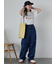 ◎リボン刺繍ストレートデニムパンツ