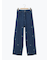 ◎リボン刺繍ストレートデニムパンツ