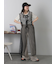 前後2WAYメッシュノースリーブワンピース