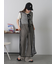 前後2WAYメッシュノースリーブワンピース