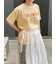 花モチーフTシャツ