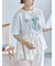 花モチーフTシャツ