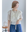 シアーフリルブラウス