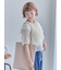 シアーフリルブラウス