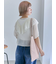シアーフリルブラウス
