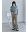 シアーフリルブラウス