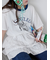 わんこプリントリンガーTシャツ