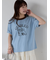 わんこプリントリンガーTシャツ