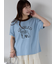 わんこプリントリンガーTシャツ