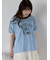 わんこプリントリンガーTシャツ