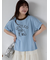 わんこプリントリンガーTシャツ