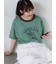 わんこプリントリンガーTシャツ