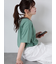 わんこプリントリンガーTシャツ