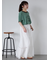 わんこプリントリンガーTシャツ