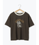 わんこプリントリンガーTシャツ