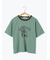 わんこプリントリンガーTシャツ