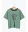 わんこプリントリンガーTシャツ