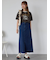 フロントスリットデニムスカート
