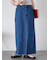 フロントスリットデニムスカート
