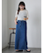 フロントスリットデニムスカート