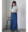 フロントスリットデニムスカート