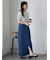 フロントスリットデニムスカート