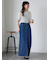 フロントスリットデニムスカート