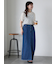 フロントスリットデニムスカート
