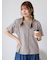 配色メローボーダーTシャツ