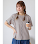 配色メローボーダーTシャツ
