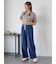 配色メローボーダーTシャツ
