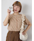配色メローボーダーTシャツ