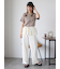 配色メローボーダーTシャツ